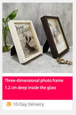 Rustic Wooden Photo Frame – Timeless Elegance for Your Memories