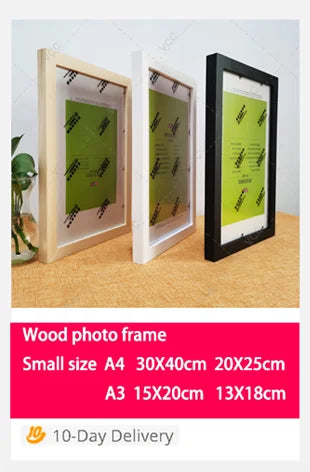 Rustic Wooden Photo Frame – Timeless Elegance for Your Memories