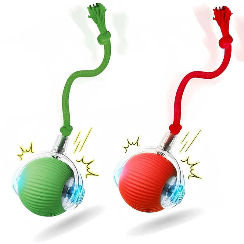 Interactive Cat Toy, Automatic Rolling Ball Cat USB Rechargeable, Antistress Indoor Toys for Cats, Electric Cat Ball Toy