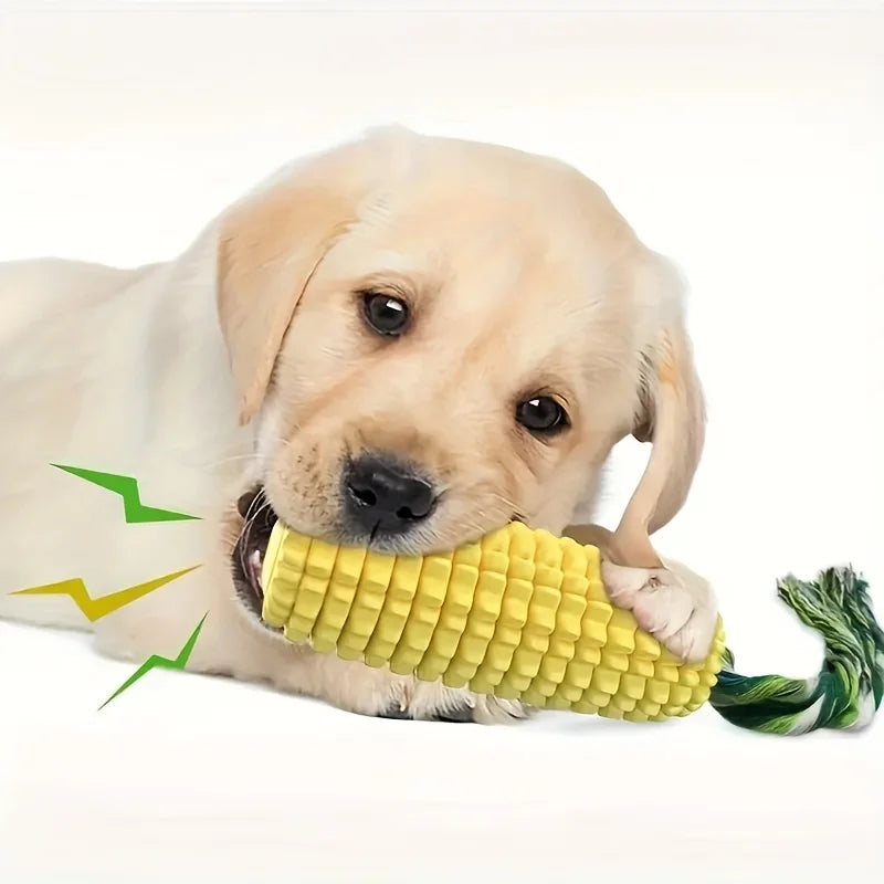Dog Chew Toys, Puppy Toothbrush Clean Teeth Interactive Corn Toys, Dog Toys Aggressive Chewers Meduium Large Breed