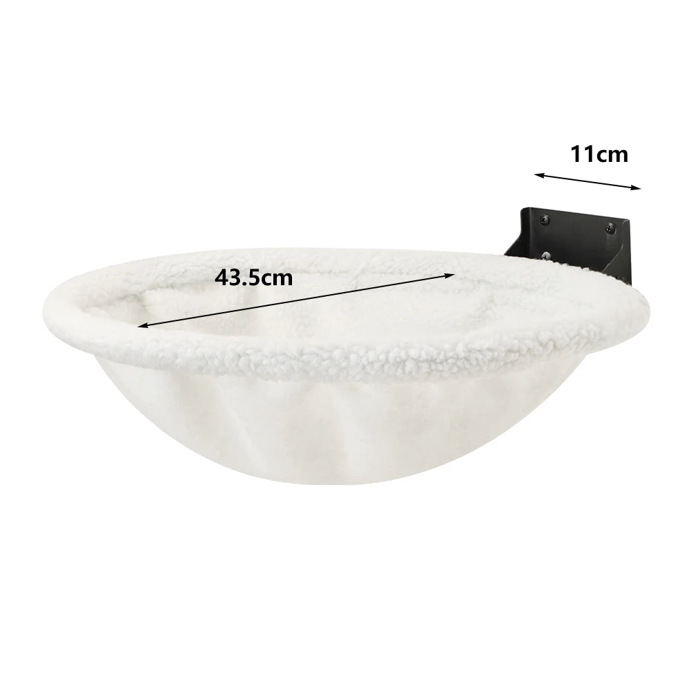 Cat Hammock Wall Mounted Foldable and Stable Breathable Cat Bed for Sleeping, Playing, Climbing and Resting