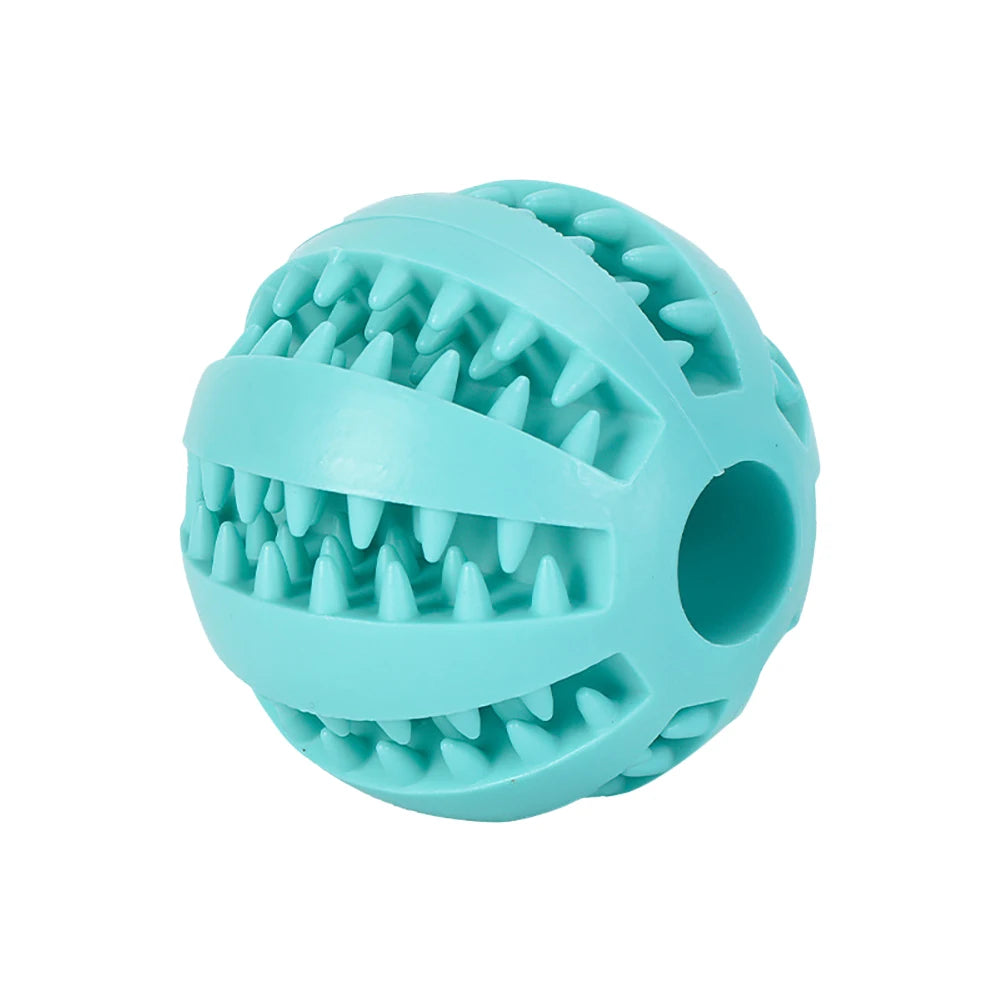 Dog Ball Toys for Small Dogs Interactive Elasticity Puppy Chew Toy Tooth Cleaning Rubber Food Ball Toy Pet Stuff Accessories