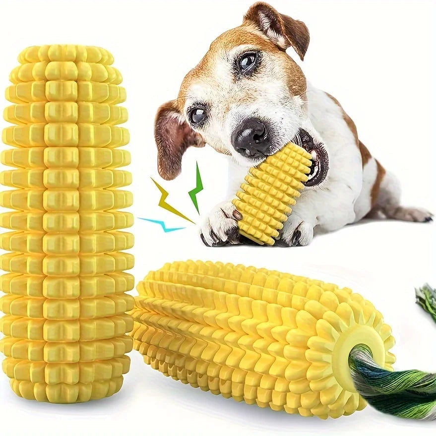 Dog Chew Toys, Puppy Toothbrush Clean Teeth Interactive Corn Toys, Dog Toys Aggressive Chewers Meduium Large Breed