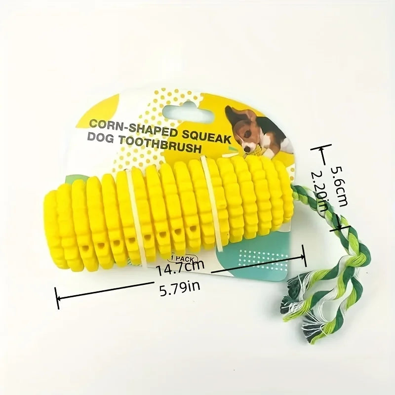 Dog Chew Toys, Puppy Toothbrush Clean Teeth Interactive Corn Toys, Dog Toys Aggressive Chewers Meduium Large Breed