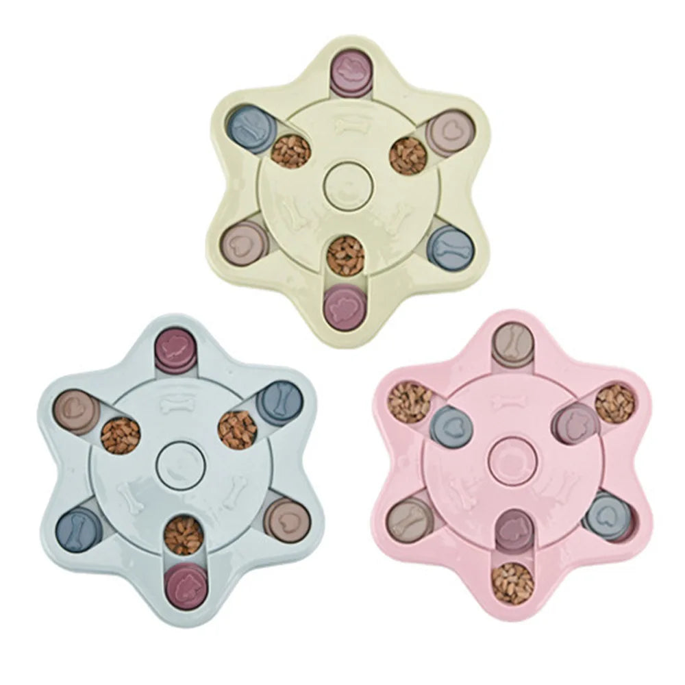 Dog Puzzle Toys Slow Feeder Interactive Increase Puppy IQ Food Dispenser Slowly Eating NonSlip Bowl Pet Cat Dogs Training Game