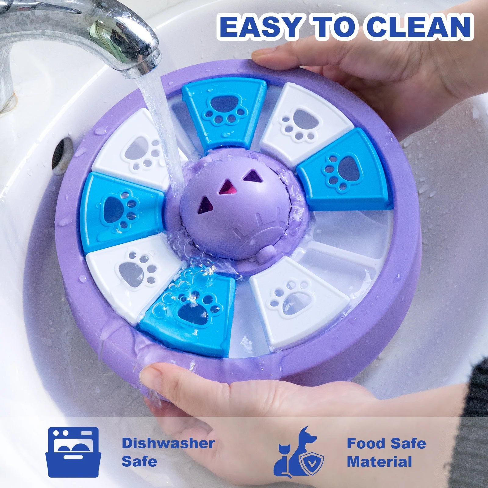 Dogs Toys slow feeder Interactive Increase Puppy IQ Slowly Eating NonSlip Bowl Food Dispenser Pet Puzzle Cat Dogs Training Game