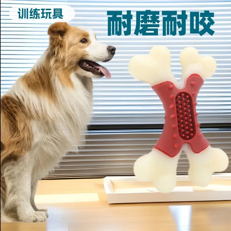 Durable Dog Toy Chew Bone Teeth Cleaning Training Stick Wear Resistant Fun Self Entertaining Puppy Teething Stick