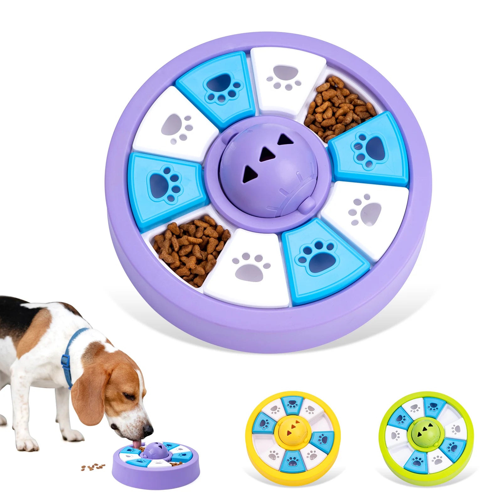 Dogs Toys slow feeder Interactive Increase Puppy IQ Slowly Eating NonSlip Bowl Food Dispenser Pet Puzzle Cat Dogs Training Game