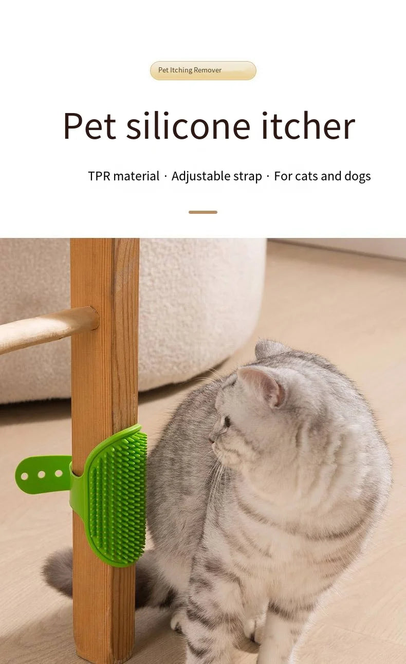 1pcs, Cat Itching Tool, Scratching Brush, Table Leg Strap Toy, Bath Brush, Brushing Hair Tool, Cat Soothing Pet Equipment