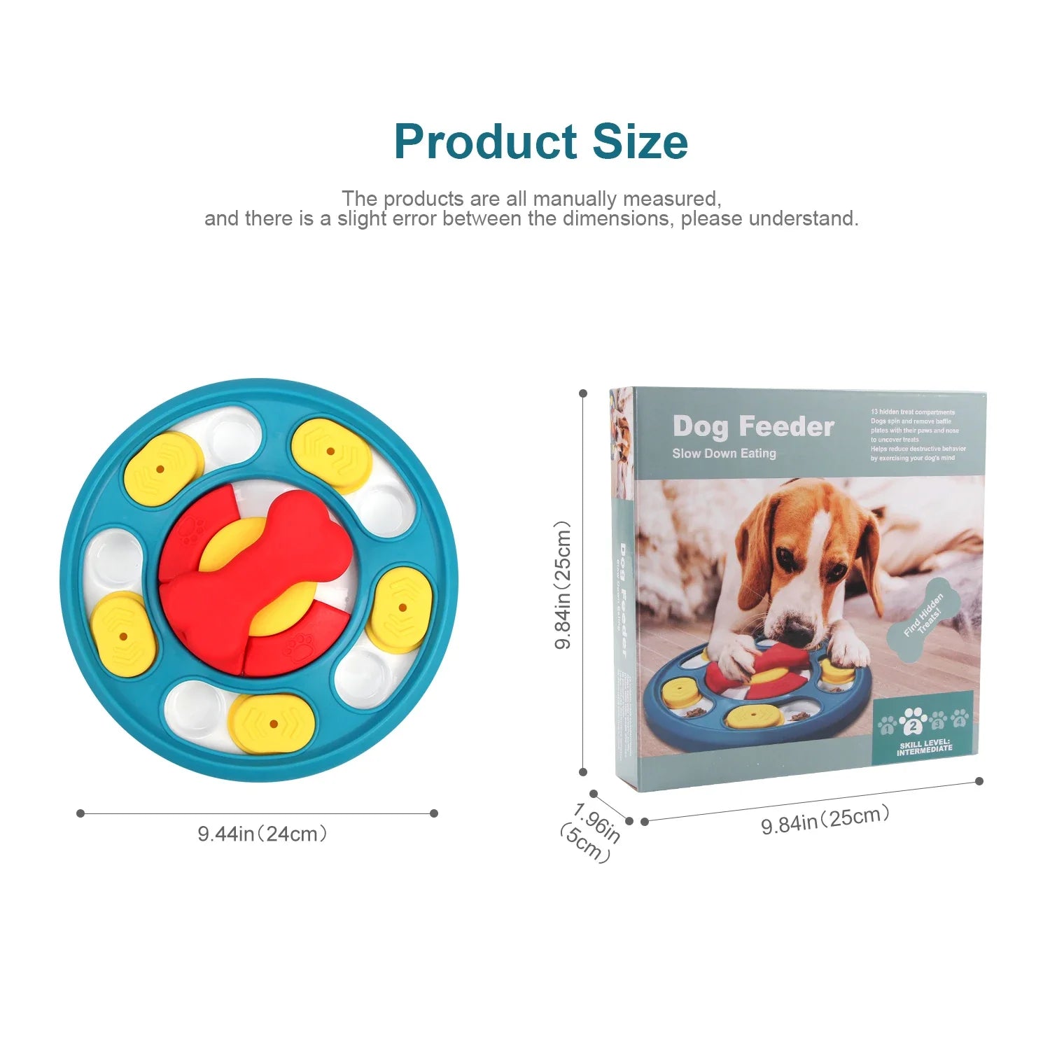 Dogs Toys slow feeder Interactive Increase Puppy IQ Slowly Eating NonSlip Bowl Food Dispenser Pet Puzzle Cat Dogs Training Game