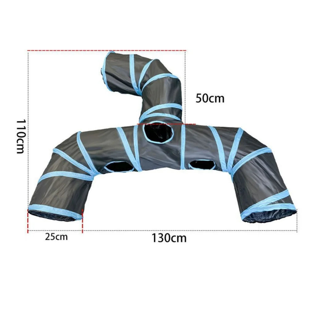 Pet Cat Tunnel Toys Funny Kitten Toys Foldable Toys For Cat Pet Training Interactive Toy For Cats Rabbit Animal Play Tunnel Tube