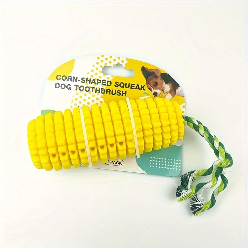 Dog Chew Toys, Puppy Toothbrush Clean Teeth Interactive Corn Toys, Dog Toys Aggressive Chewers Meduium Large Breed