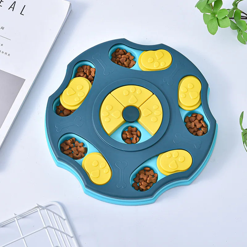 Dog Puzzle Toys Slow Feeder Pet Cat Dogs Training Game Interactive Increase Puppy Cat IQ Feeding Plates Slowly Eating Bowl