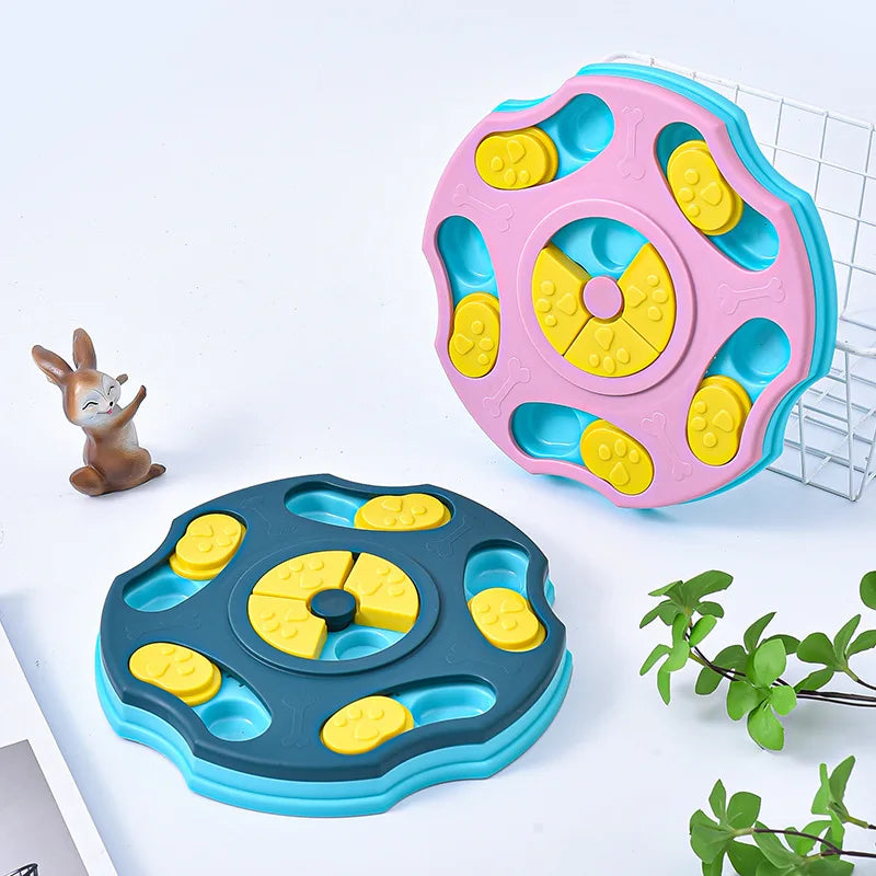 Dog Puzzle Toys Slow Feeder Pet Cat Dogs Training Game Interactive Increase Puppy Cat IQ Feeding Plates Slowly Eating Bowl