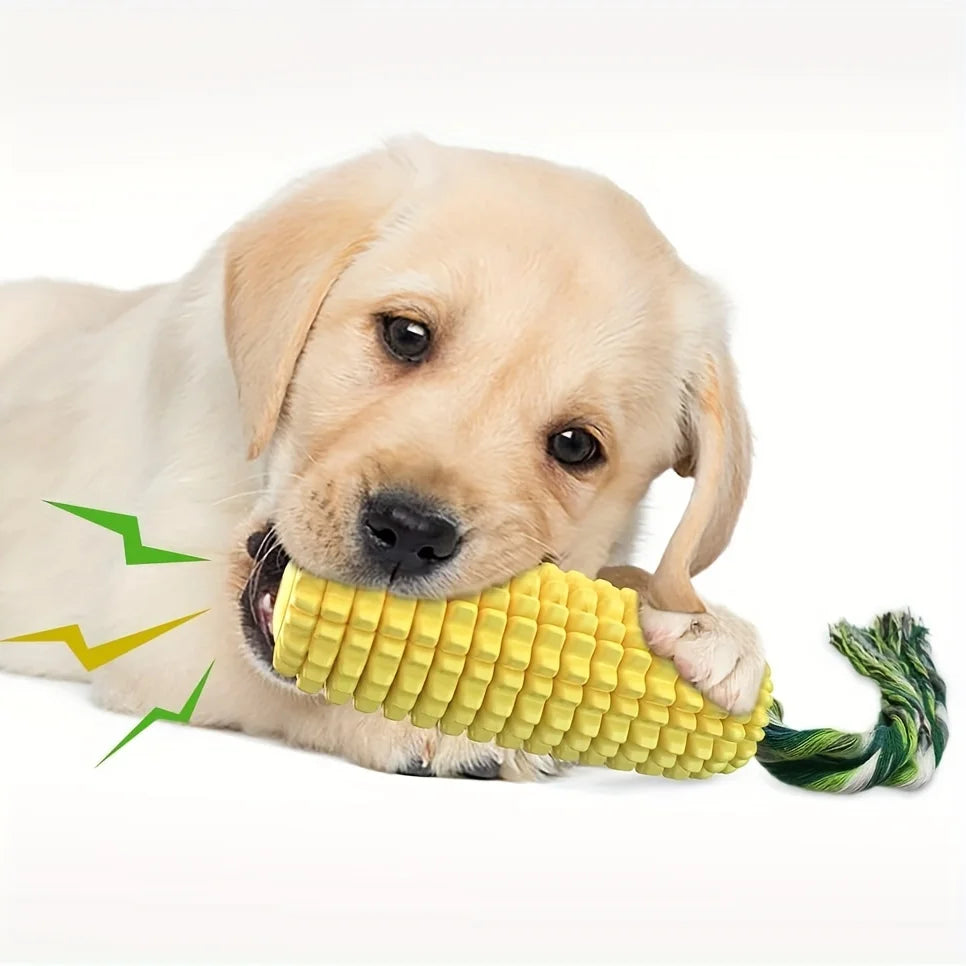 Dog Chew Toys, Puppy Toothbrush Clean Teeth Interactive Corn Toys, Dog Toys Aggressive Chewers Meduium Large Breed