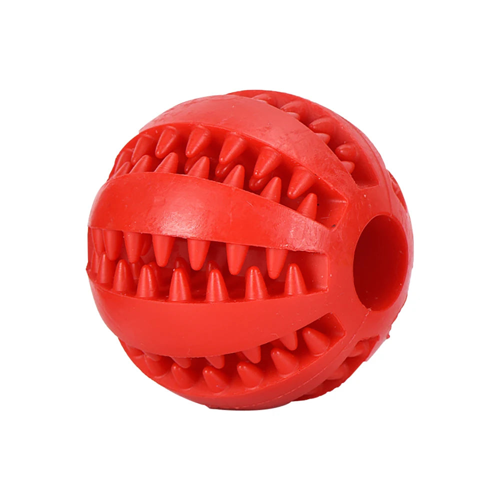 Dog Ball Toys for Small Dogs Interactive Elasticity Puppy Chew Toy Tooth Cleaning Rubber Food Ball Toy Pet Stuff Accessories