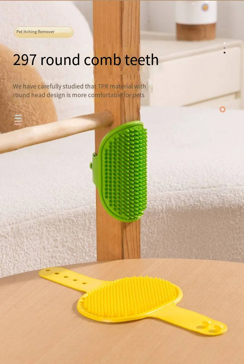 1pcs, Cat Itching Tool, Scratching Brush, Table Leg Strap Toy, Bath Brush, Brushing Hair Tool, Cat Soothing Pet Equipment