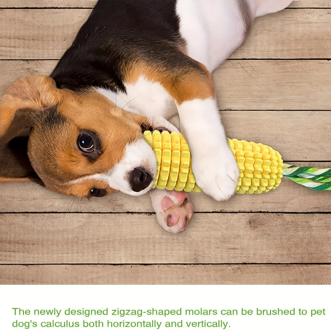 Dog Chew Toys, Puppy Toothbrush Clean Teeth Interactive Corn Toys, Dog Toys Aggressive Chewers Meduium Large Breed