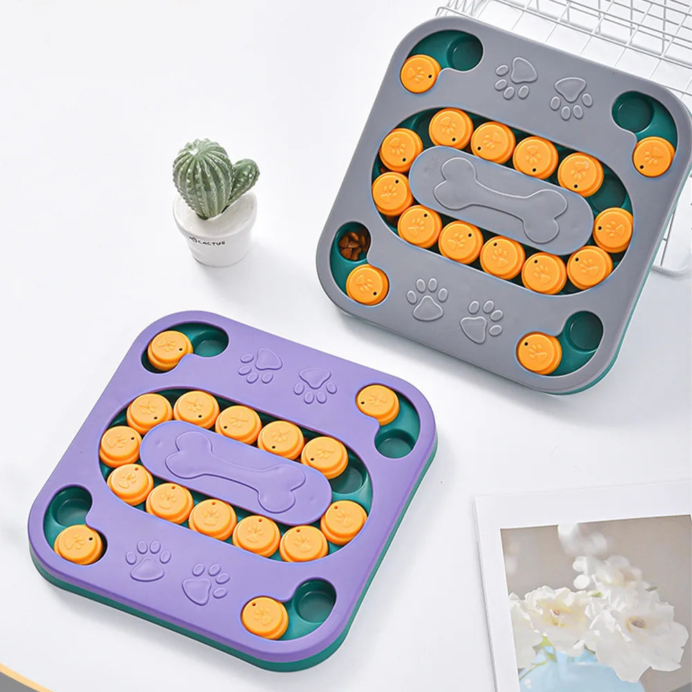 Dog Puzzle Toys Slow Feeder Interactive Increase Puppy IQ Food Dispenser Slowly Eating NonSlip Bowl Pet Cat Dogs Training Game