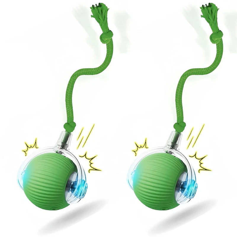 Interactive Cat Toy, Automatic Rolling Ball Cat USB Rechargeable, Antistress Indoor Toys for Cats, Electric Cat Ball Toy