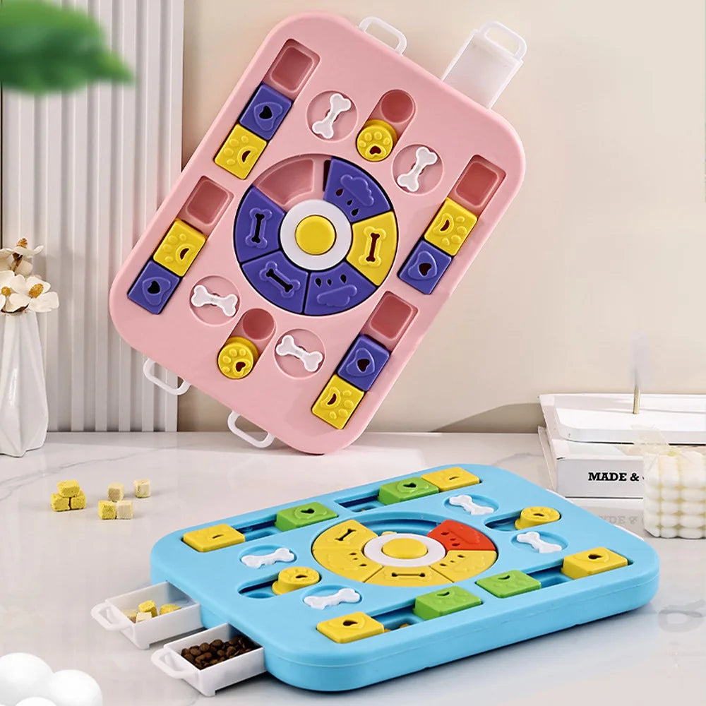Dog Puzzle Toys Slow Feeder Interactive Increase Puppy IQ Food Dispenser Slowly Eating NonSlip Bowl Pet Cat Dogs Training Game