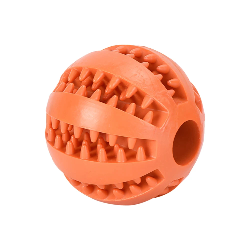 Dog Ball Toys for Small Dogs Interactive Elasticity Puppy Chew Toy Tooth Cleaning Rubber Food Ball Toy Pet Stuff Accessories