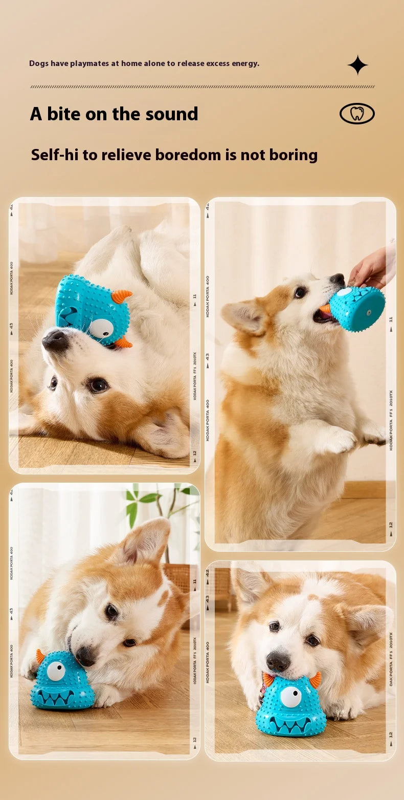 Dog Toy Interactive Game Toy The New Pet Toy Little Monster Series Vocal Dog Toys Are Bite-resistant and Easy to Clean