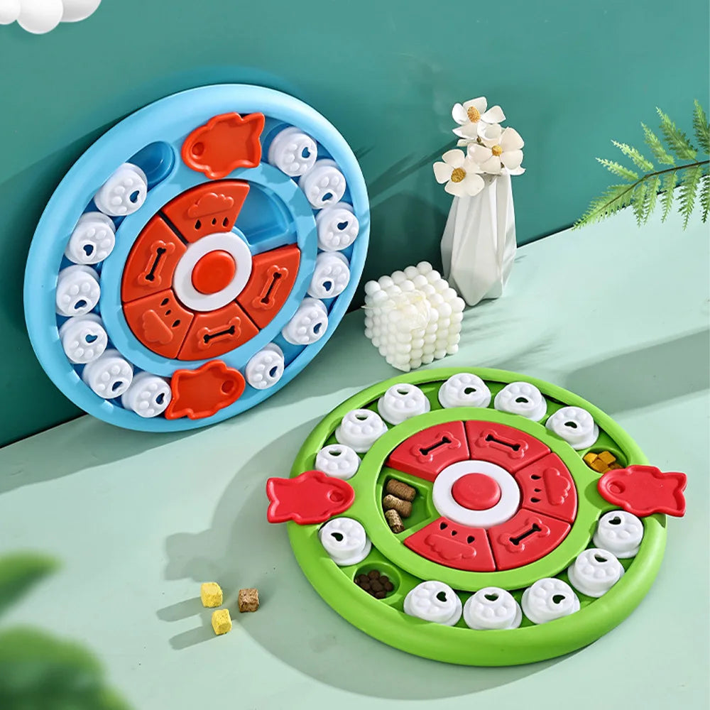 Dog Puzzle Toys Slow Feeder Interactive Increase Puppy IQ Food Dispenser Slowly Eating NonSlip Bowl Pet Cat Dogs Training Game