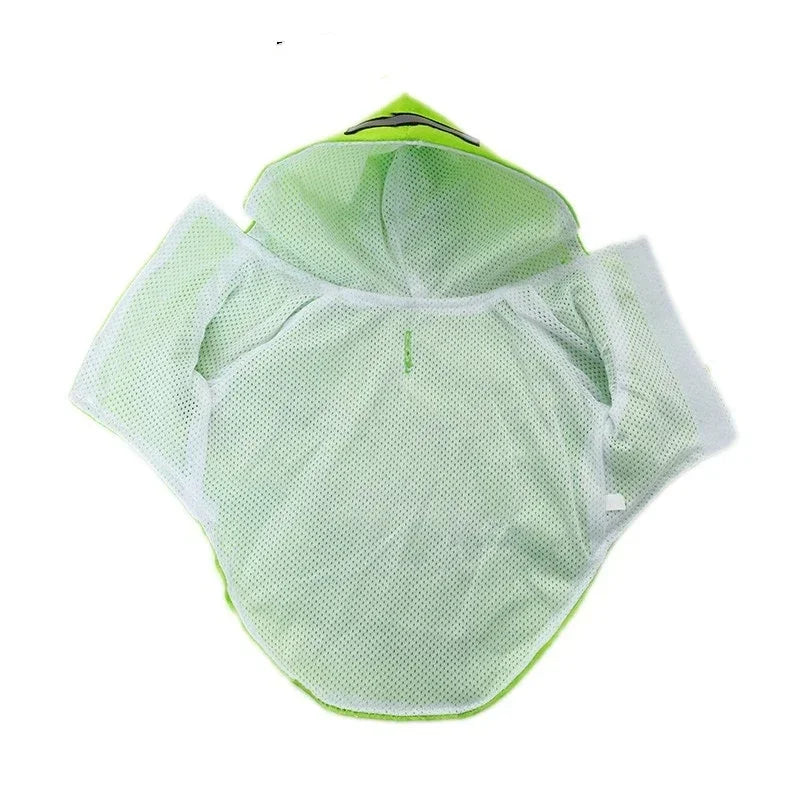Hooded Waterproof Dog Raincoat with Reflective Strip