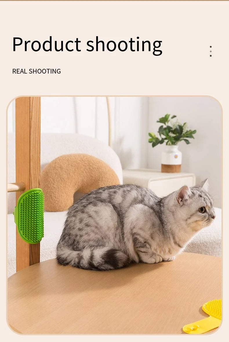 1pcs, Cat Itching Tool, Scratching Brush, Table Leg Strap Toy, Bath Brush, Brushing Hair Tool, Cat Soothing Pet Equipment