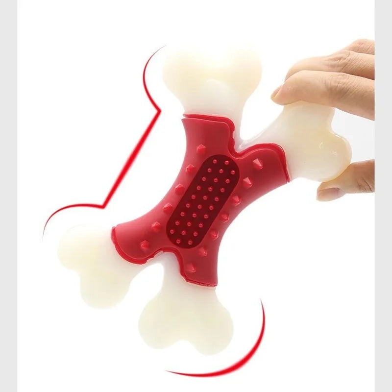 Durable Dog Toy Chew Bone Teeth Cleaning Training Stick Wear Resistant Fun Self Entertaining Puppy Teething Stick