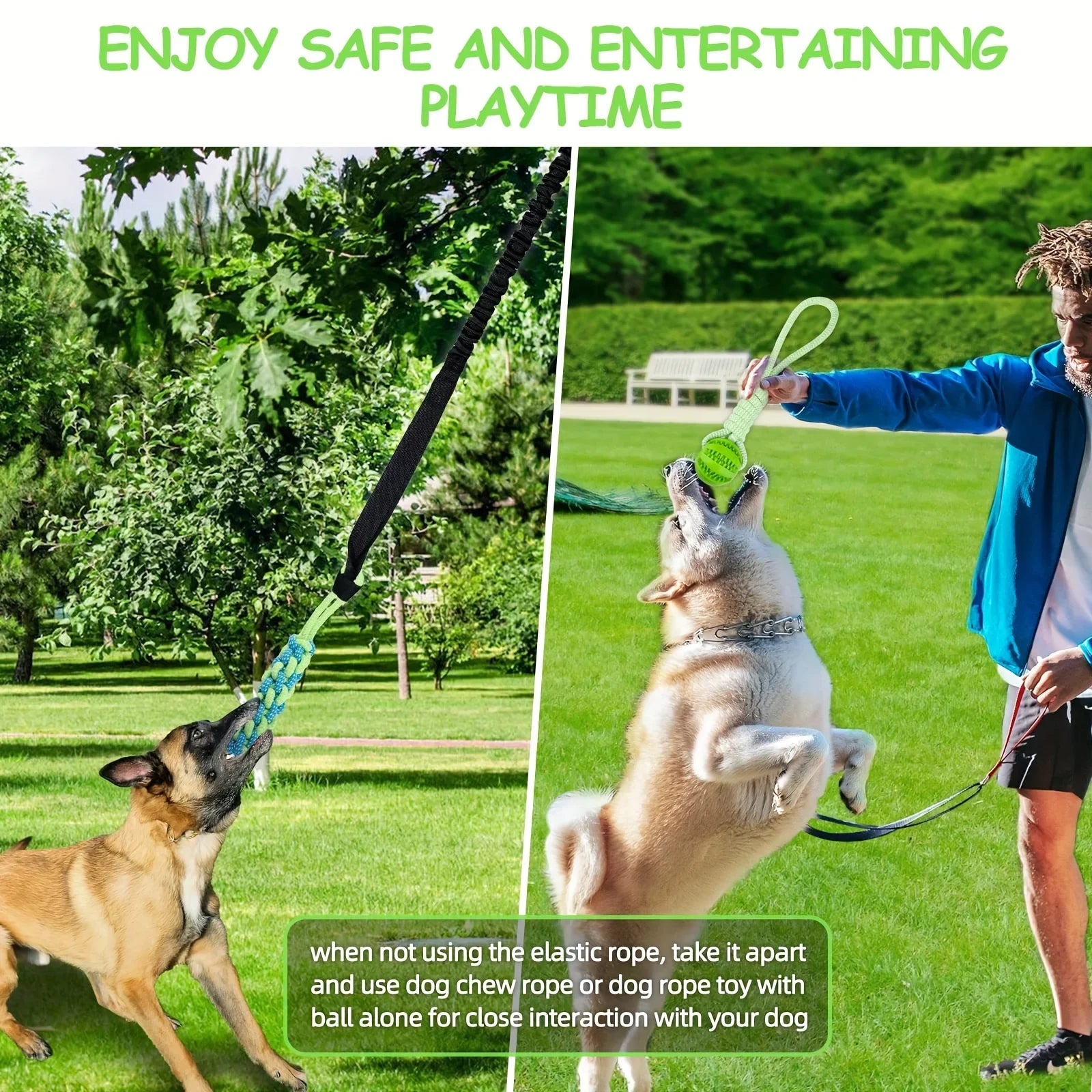 3Pcs Pet Dog Toys for Large Small Dogs Toy Interactive Cotton Rope and Ball Dogs Teeth Cleaning Chew Toy Pet Accessories