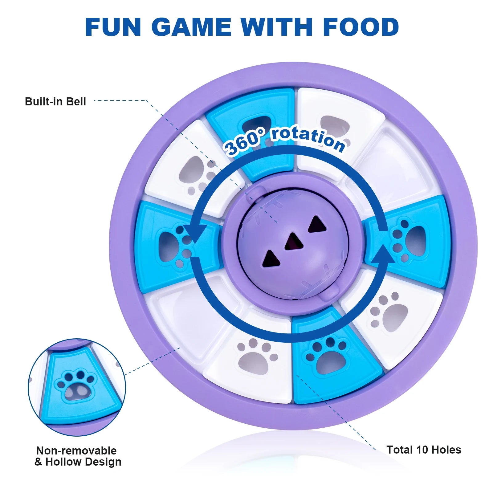 Dogs Toys slow feeder Interactive Increase Puppy IQ Slowly Eating NonSlip Bowl Food Dispenser Pet Puzzle Cat Dogs Training Game