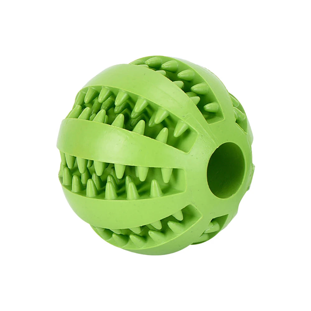 Dog Ball Toys for Small Dogs Interactive Elasticity Puppy Chew Toy Tooth Cleaning Rubber Food Ball Toy Pet Stuff Accessories