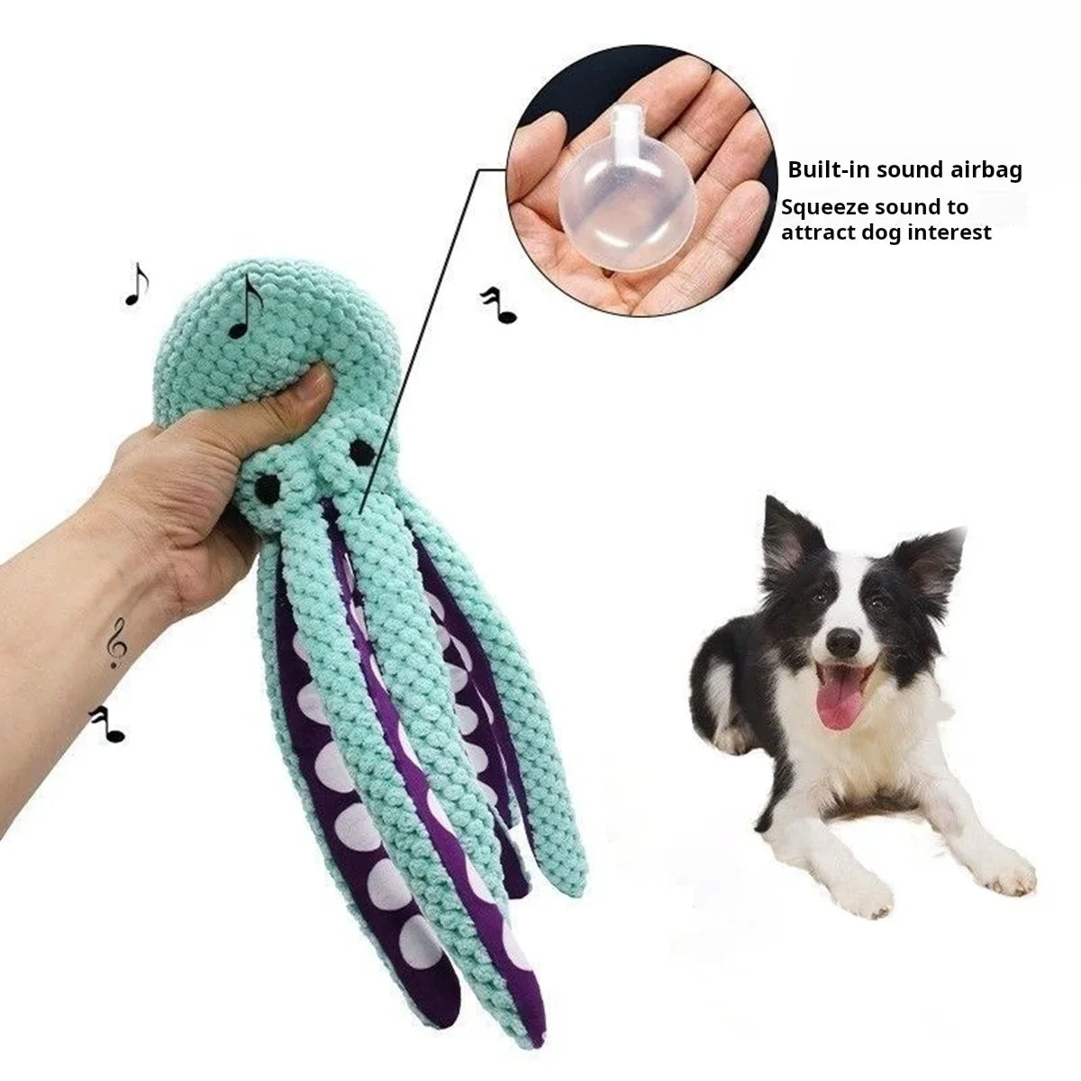 Large Squeaky Dog Toys Plush Dog Toys with Soft Fabric for Small Medium Large Dogs Daily Companionship Training Reward Gift