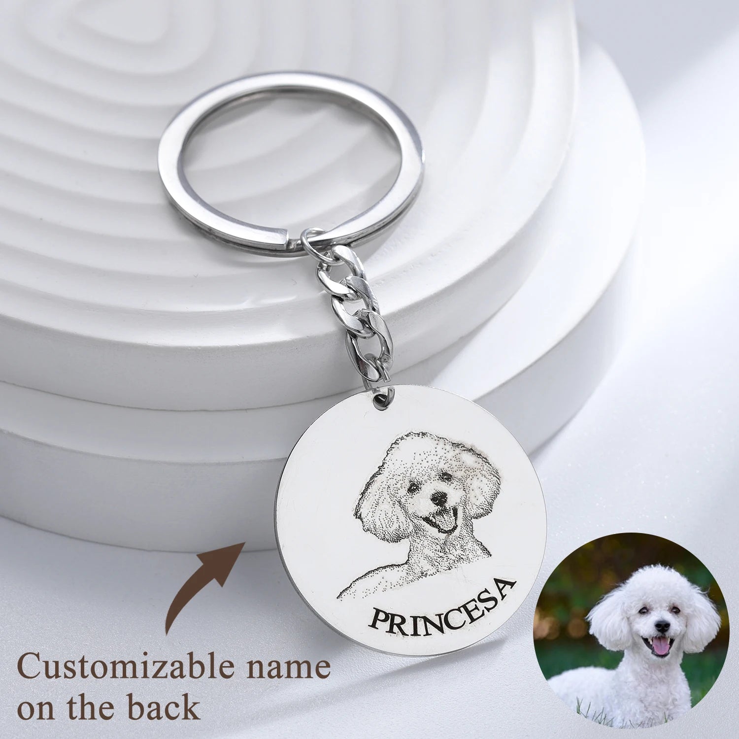 Personalized Pet Portrait Necklace – A Heartfelt Tribute to Your Furry Friend